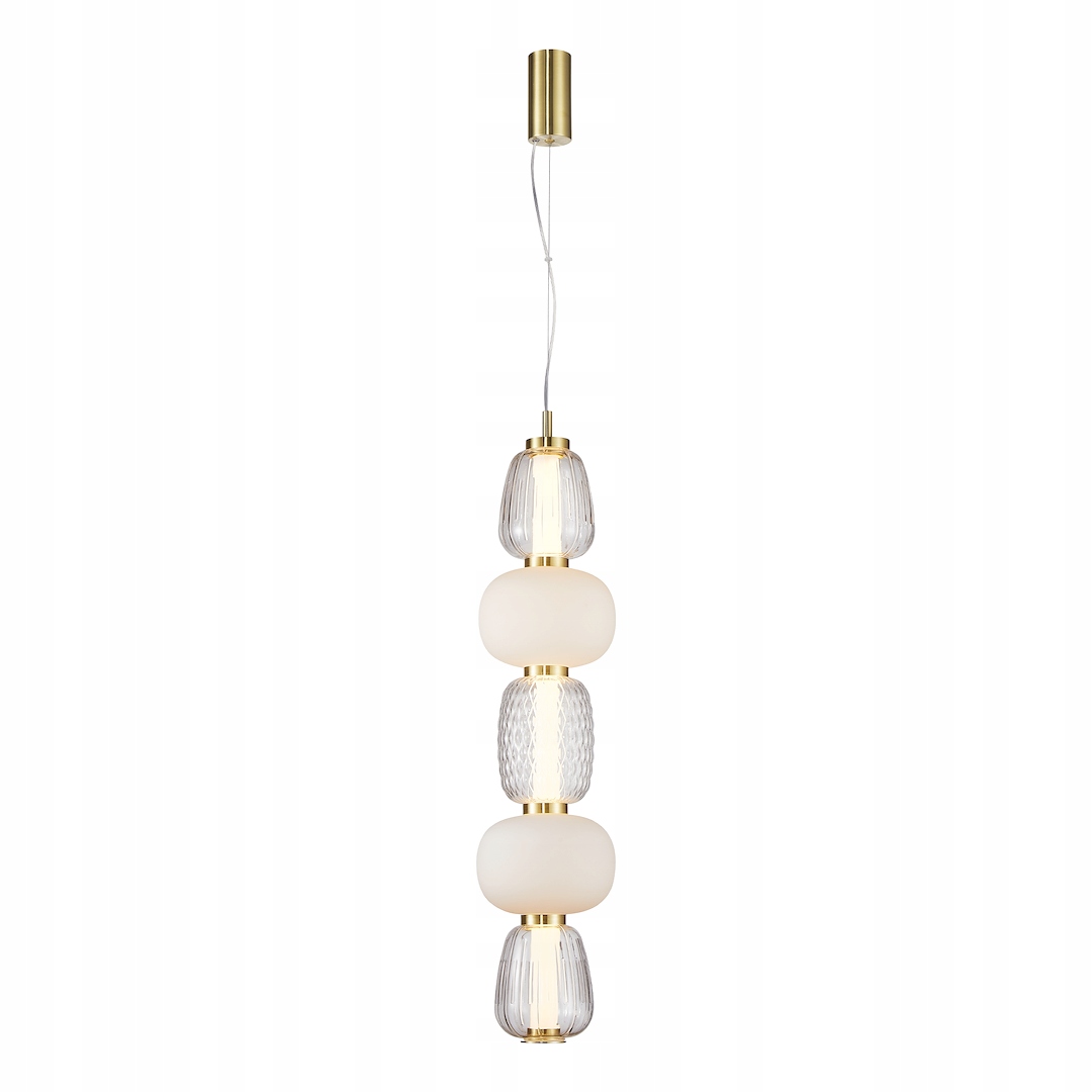 Moderná závesná lampa Milagro Caro Zlatá 40W Led teplá 3000K IP20