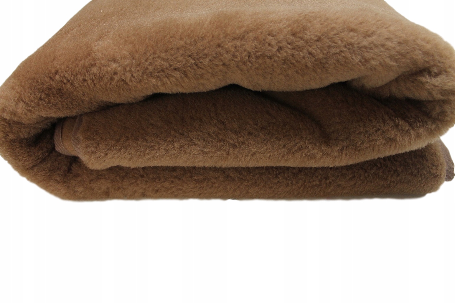 KOC WEŁNIANY 100% WEŁNA 220x200 CAMEL Marka Best Wool