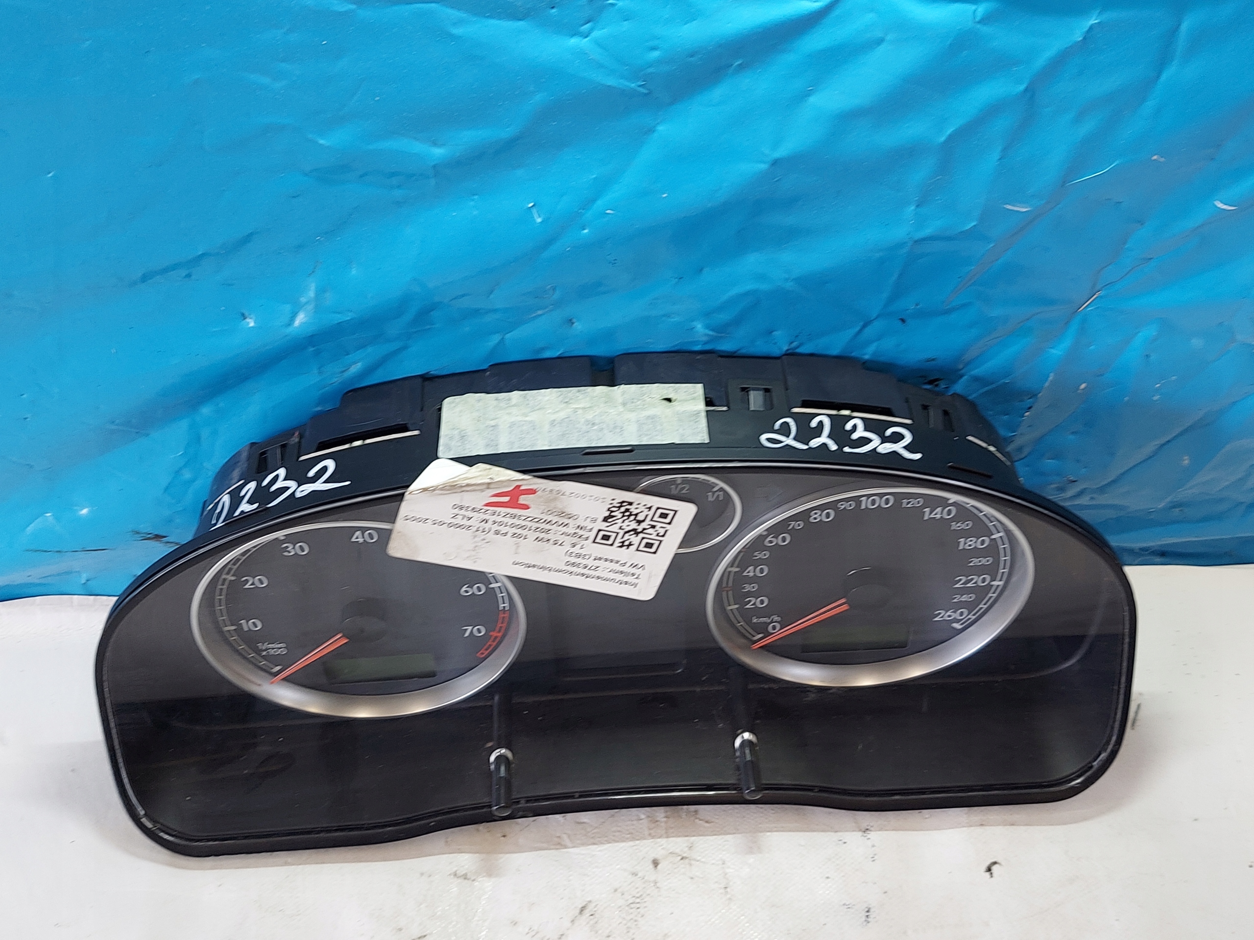 dials clock VW PASSAT B5 1.6 B 3B0920805