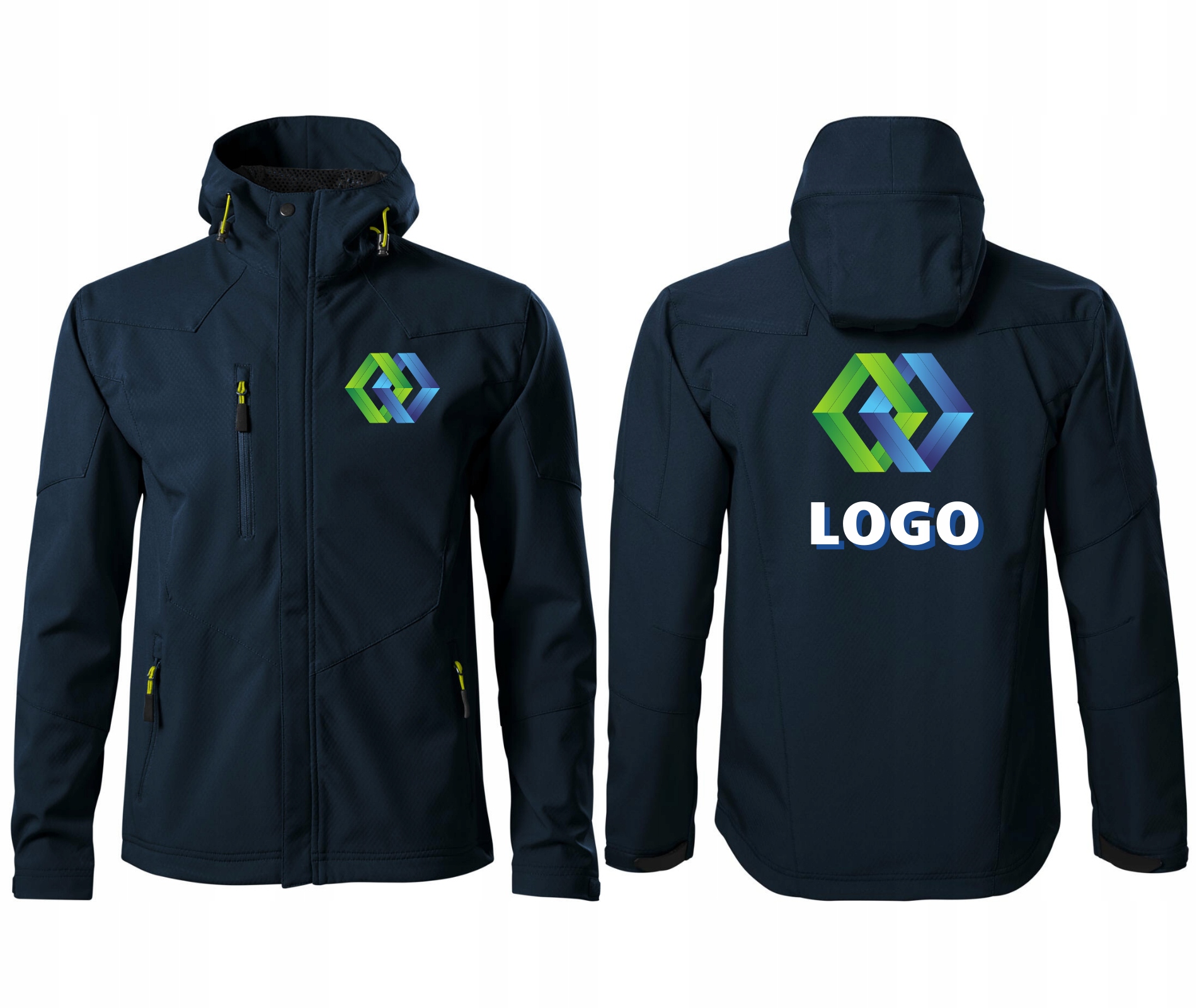 Voděodolná pánská softshellová bunda Malfini 531 S vlastní logo značky