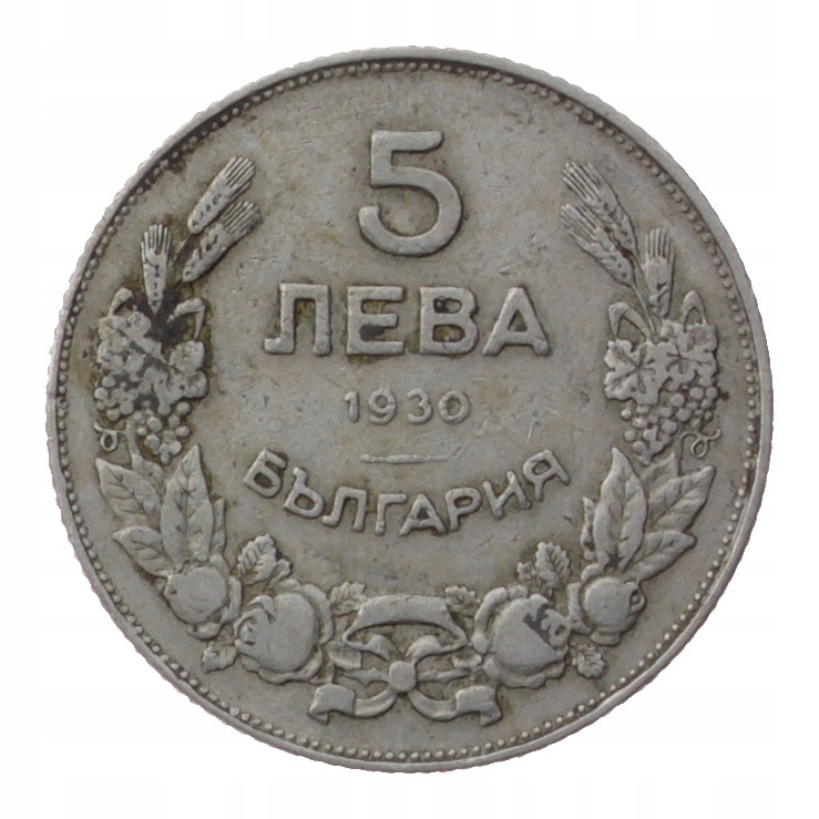 [M28089] Bułgaria 5 lewa 1930