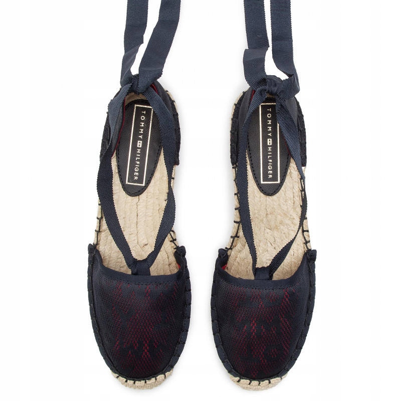Espadryle Damskie TOMMY HILFIGER FW0FW03935 Granat Rozmiar 38