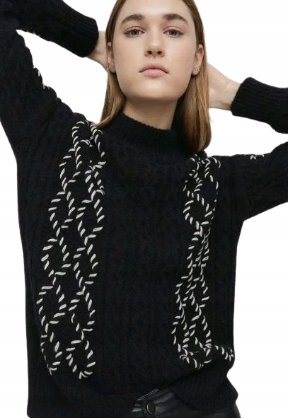Warehouse Dámský Černý Klasický Svetr M Yfb