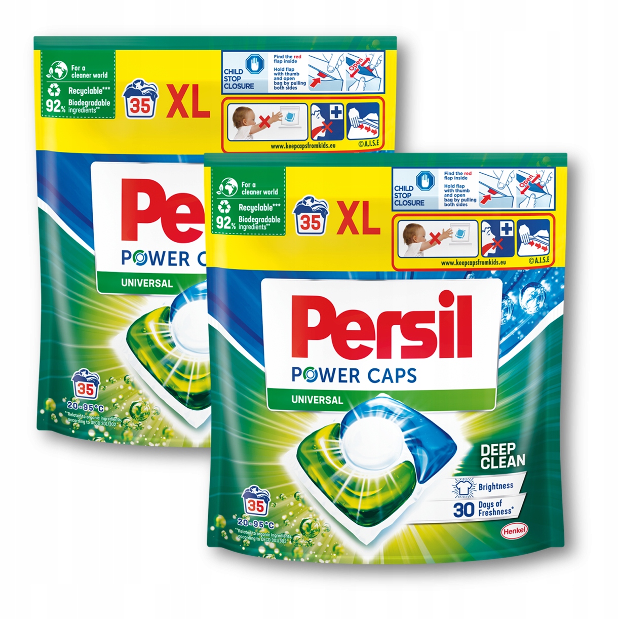 Persil Power Caps Universal Deep Clean kapsułki do prania 2x35szt.