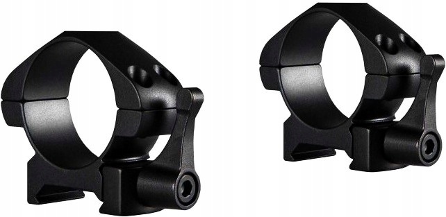 Montaż lunety Hawke Precision Steel niski 30 mm Weaver 22mm z dźwignią 2szt