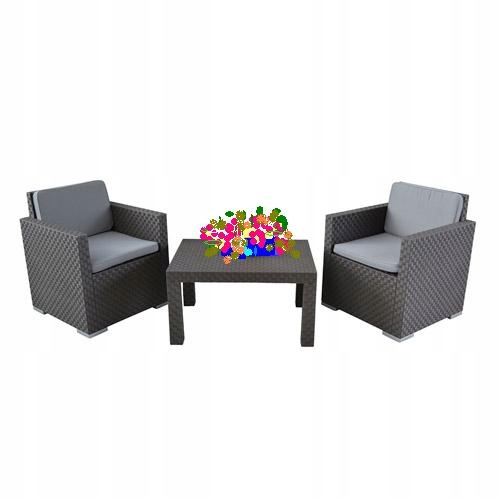 vankúše na dve kreslá Technorattan LUX