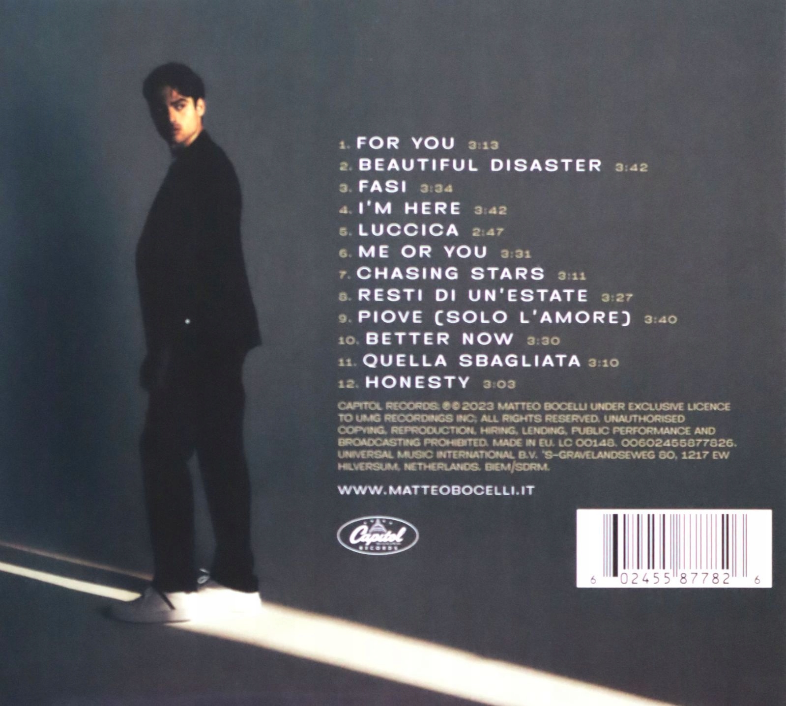 MATTEO BOCELLI: MATTEO (CD) Stan opakowania oryginalne