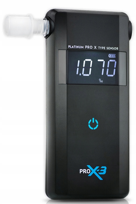 Alkohol Tester Pro X-3 12MCE Bezplatnej Kalibrácie