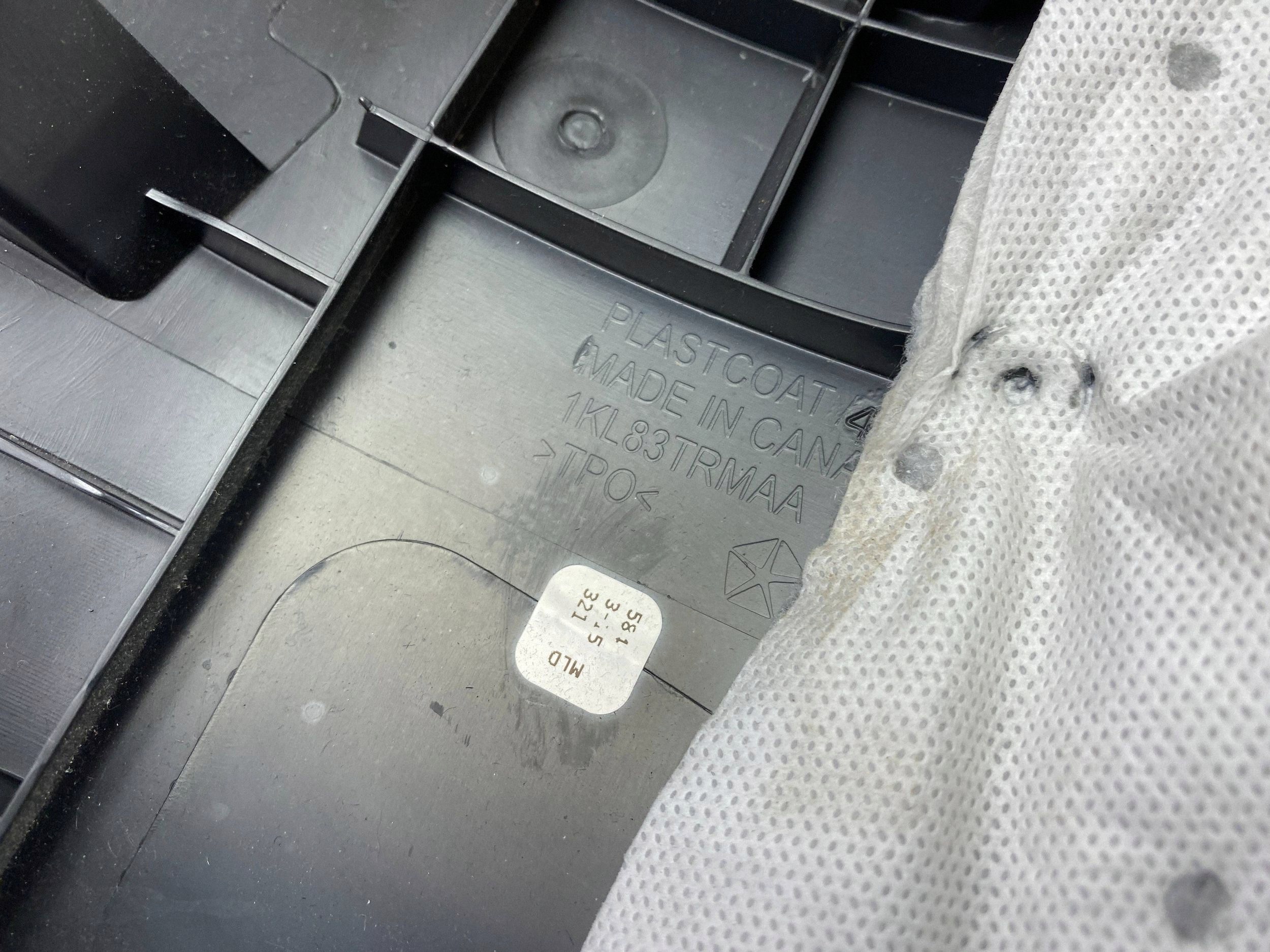 Blende Abdeckung slupka C Dodge Charger 2015+