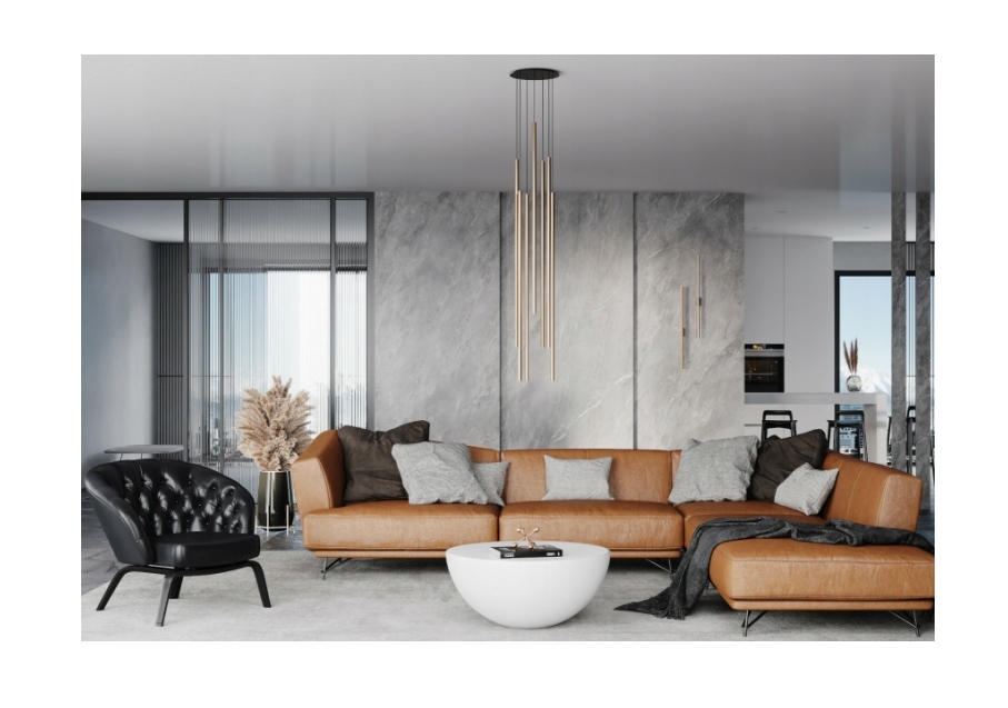 Nowodorski Lampa ścienna kinkiet LASER czarny Kolekcja LASER