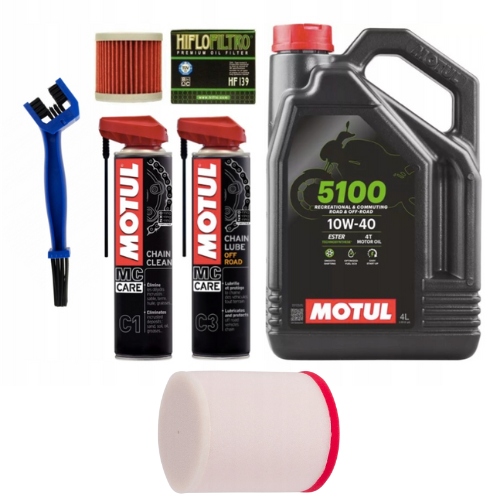Olejový set s vzduchovým filtrom Suzuki Ltz 400