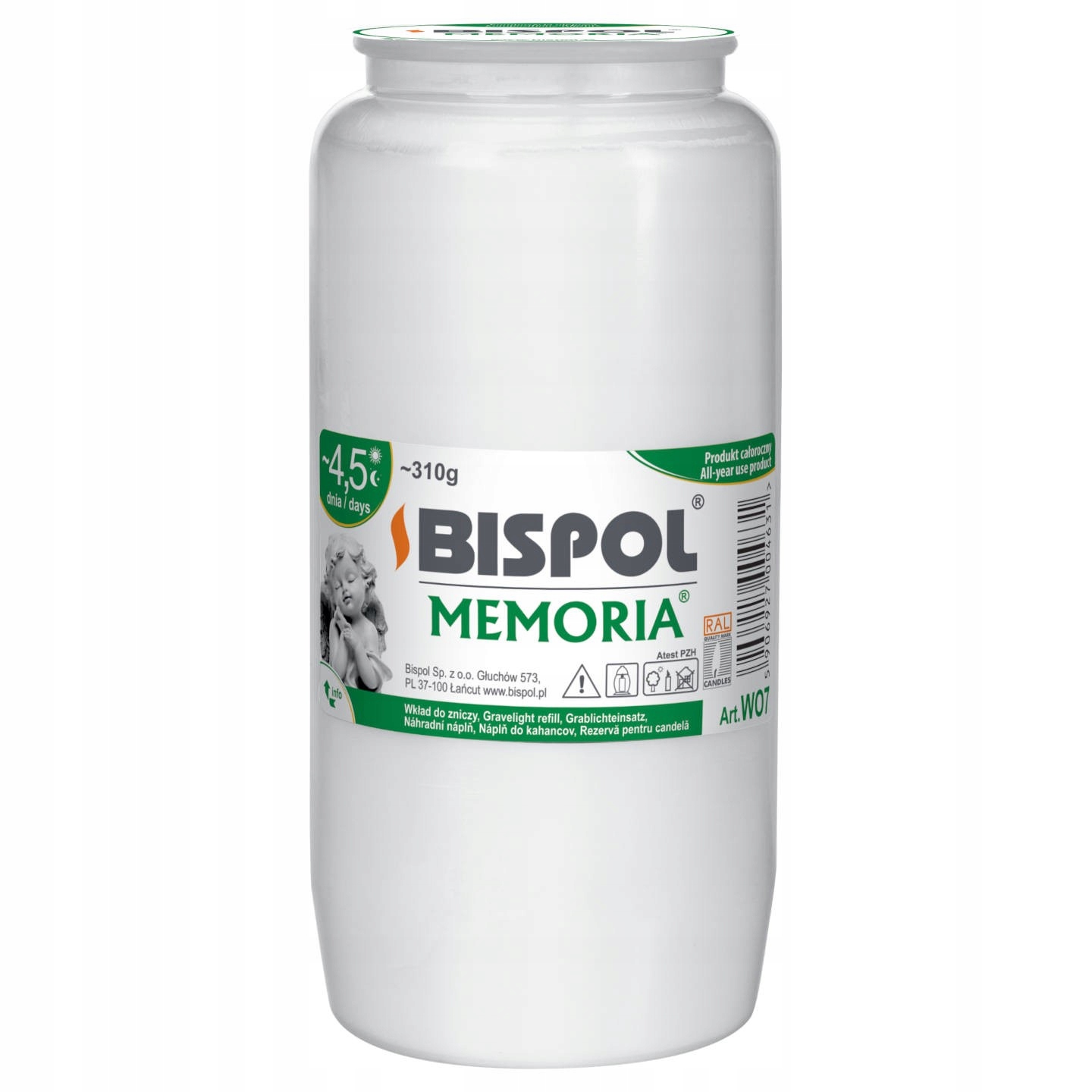 

Wkład Bispol WO7 108h 1szt