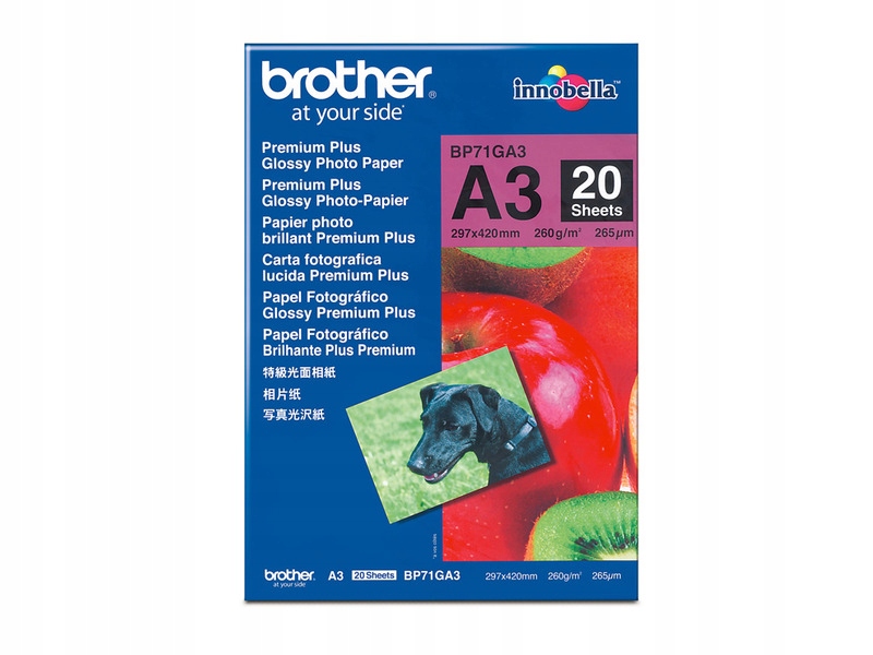 Papier fotograficzny Brother BP71GA3 20 arkuszy