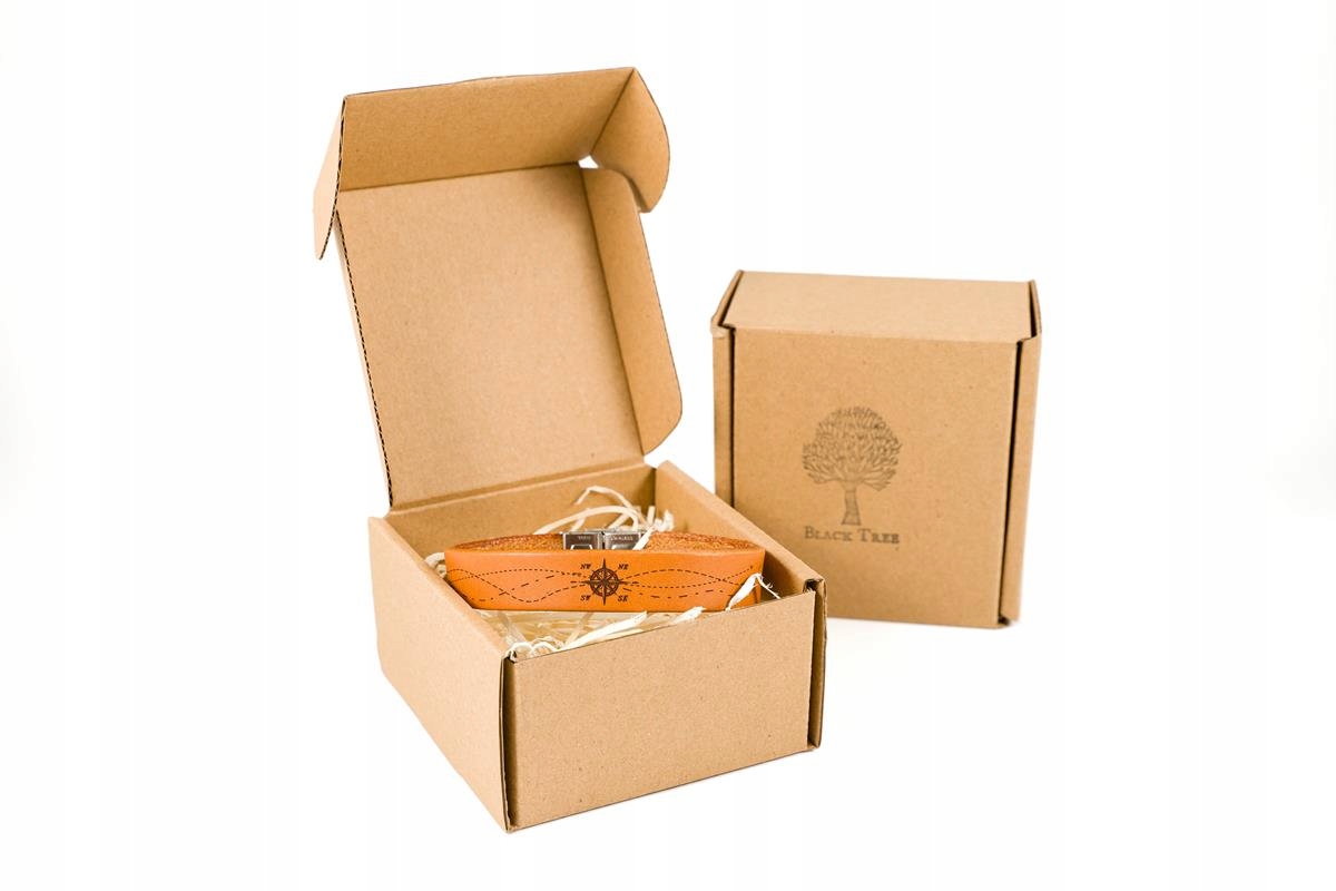 

Skórzana bransoletka z motywem róży wiatrów