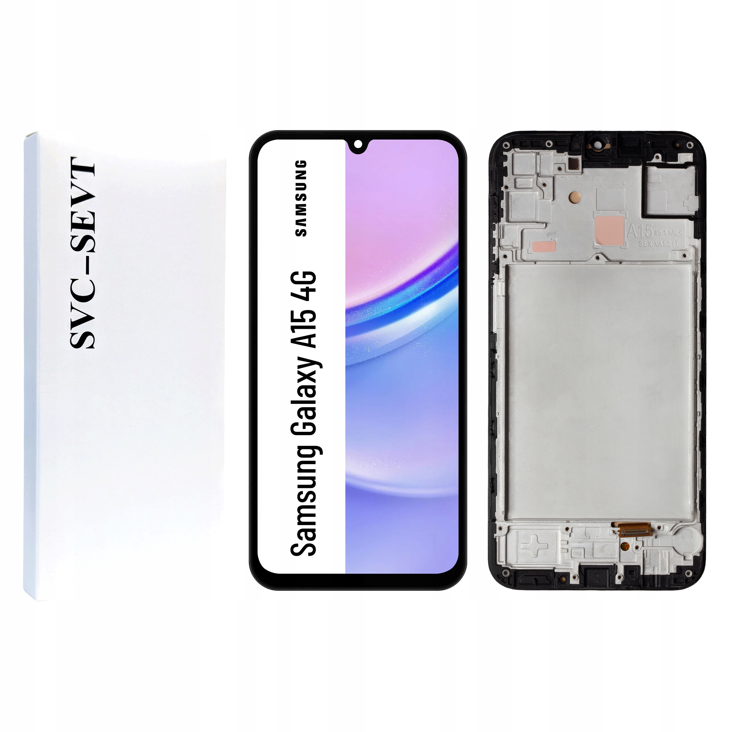 Displej s rámečkem pro Samsung A15 4G Originál Zila Display Panel LCD