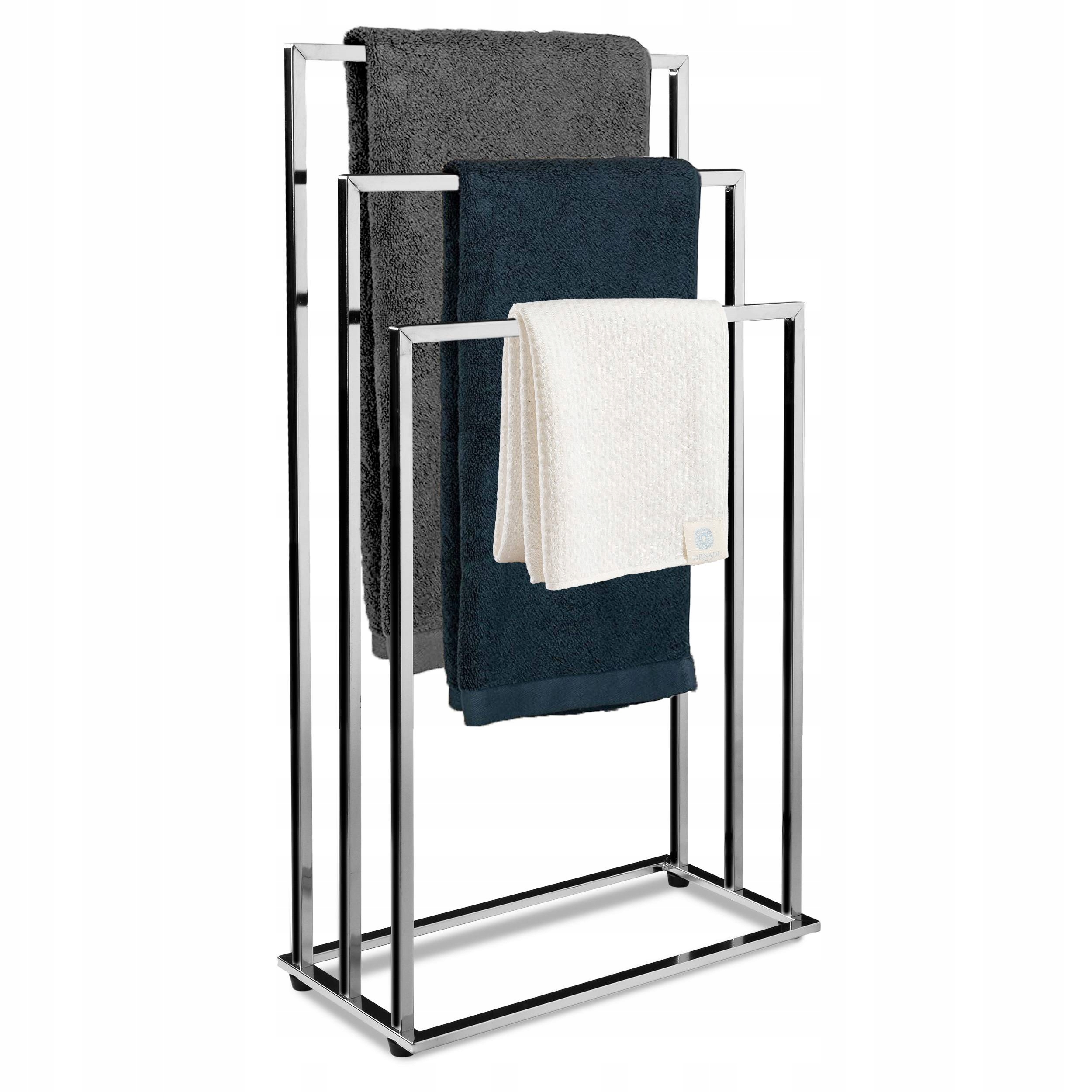 Stojan Věšák na ručníky 3 Ramena Tire Chromovaný