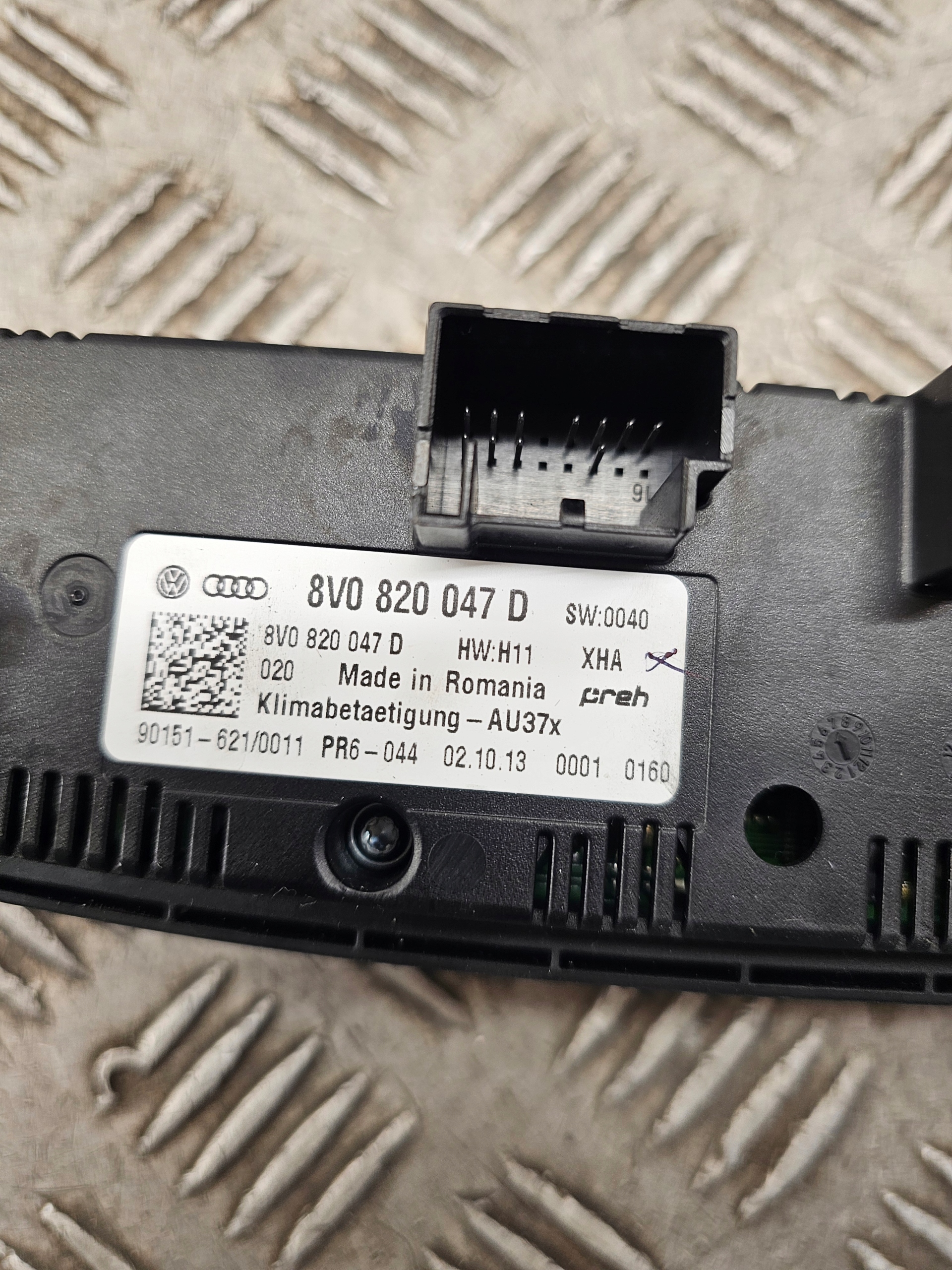 PANEL klími klimatizaci OGRZEWANIA AUDI A3 8V 8V0820047D