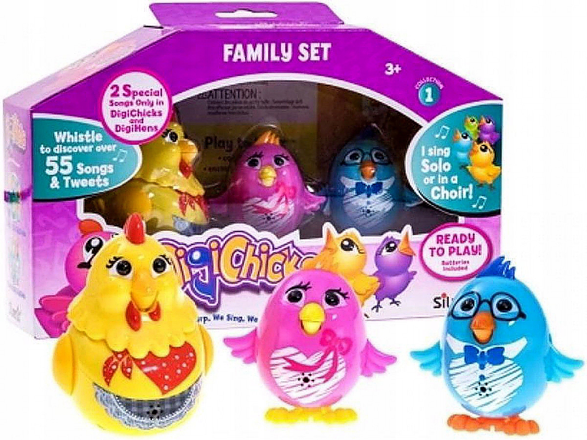 DIGICHICKS 3 ŚPIEWAJĄCE KURCZAKI - ZESTAW RODZINKA