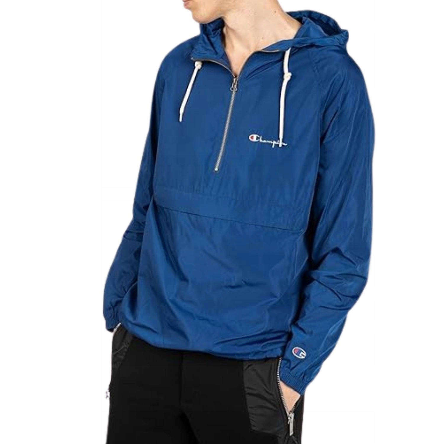 Pánská bunda Champion Blouson přechodná větrovka s kapucí tenká vel. S