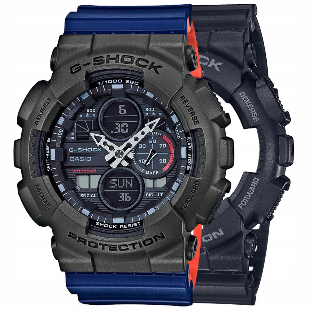 Hodinky Casio G-Shock Set GA-140-1A1ER Bezel 10467795 Řemínek 10527467