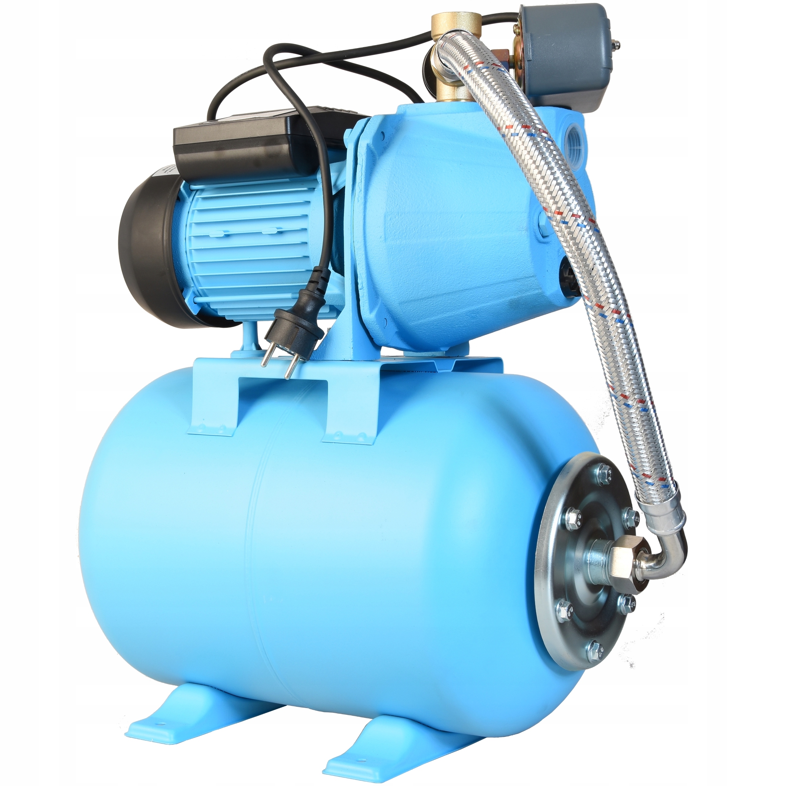Hydrofor Na Vodu 24L Čerpadlo Set 60s 370W Silné rotory Aisi 304 2520 l/h