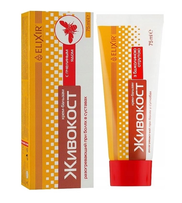 

Maść żywokostowa z jadem pszczelim 75ml Remedium