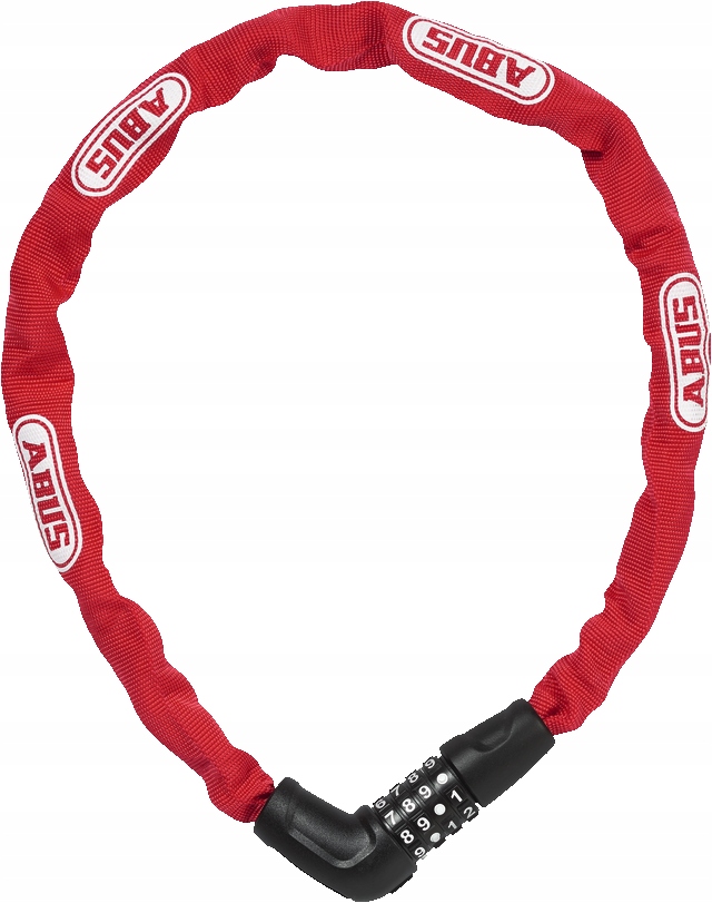 Łańcuch rowerowy Abus 5805C/75 Steel O Chain Red