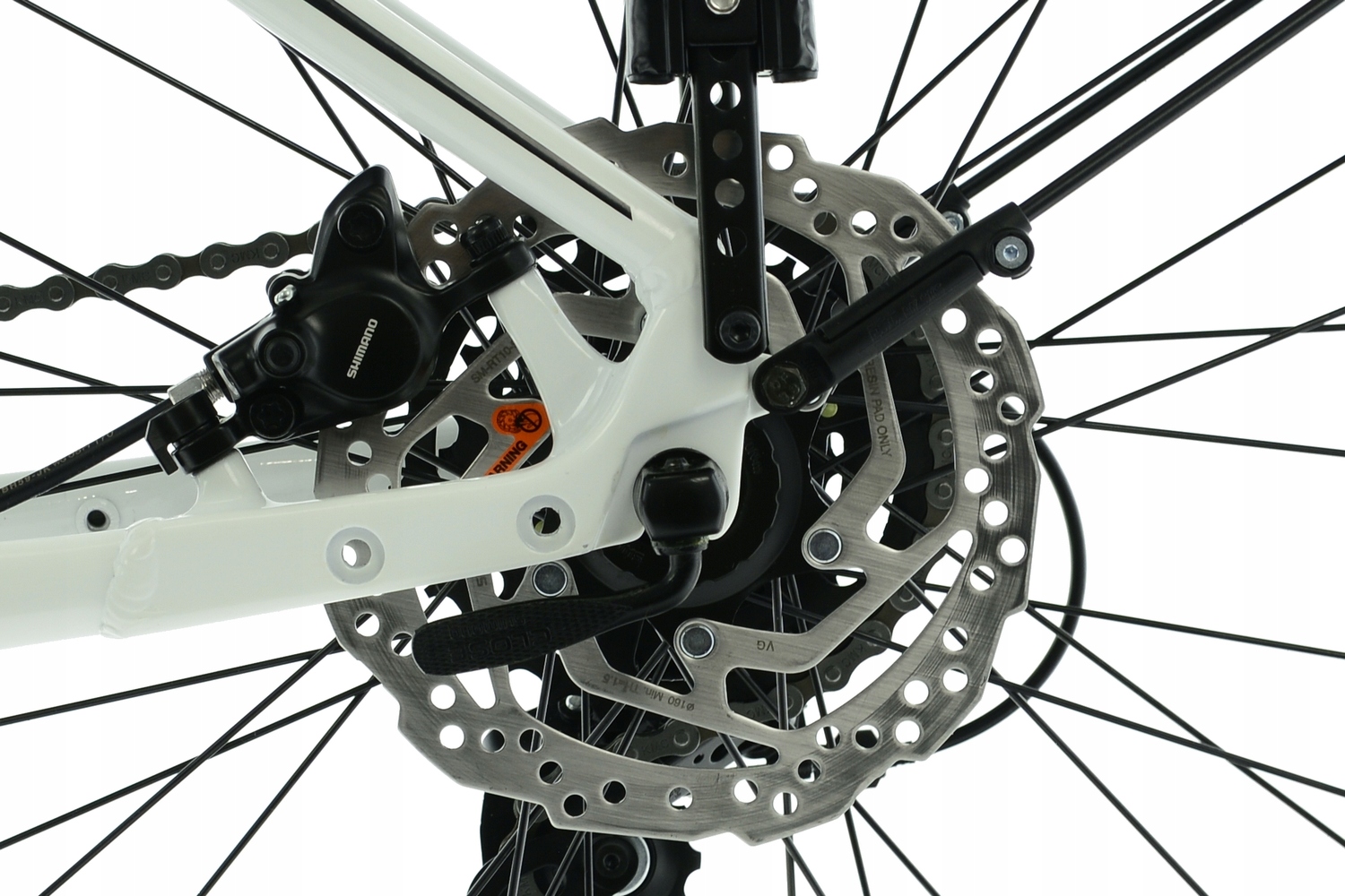 Rower Trekkingowy Kands 28 Verso V1 r19' biały SHIMANO HYDRAULIKA r25D