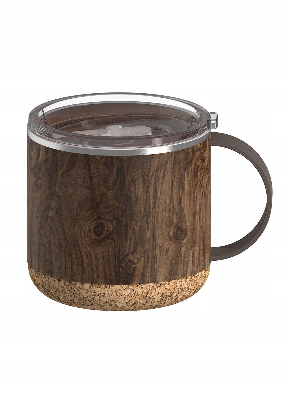 Asobu Infinite Mug Wood 470 ML Hrnek S Držákem Na Kávu Keramika