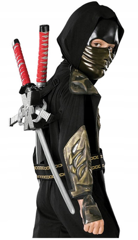 MIECZE SZTYLETY na szelkach strój Ninja ZESTAW 5W1 EAN (GTIN) 5904538356538
