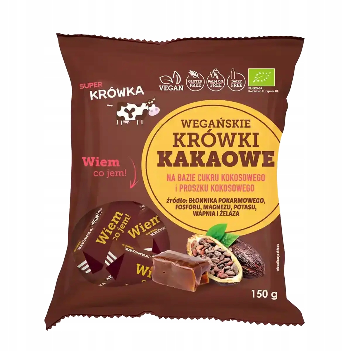 Молочная помадка вкус какао био 150 г ME GUSTO