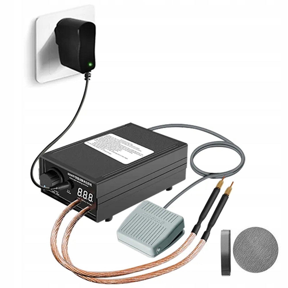 Bodová Svářečka 8000W s pedálem 0-1200A Regulovatelná Pro Domácnost