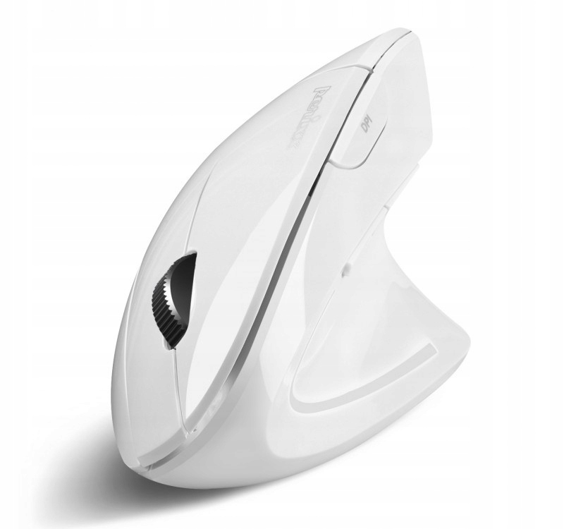 Mysz bezprzewodowa pionowa Biała Perixx Perimice 813W ergonomiczna pionowa