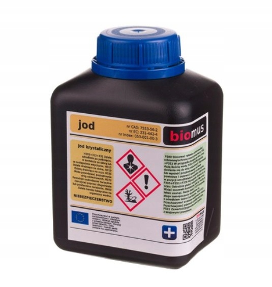 

Jod Krystaliczny czysty Lugola 1kg Biomus