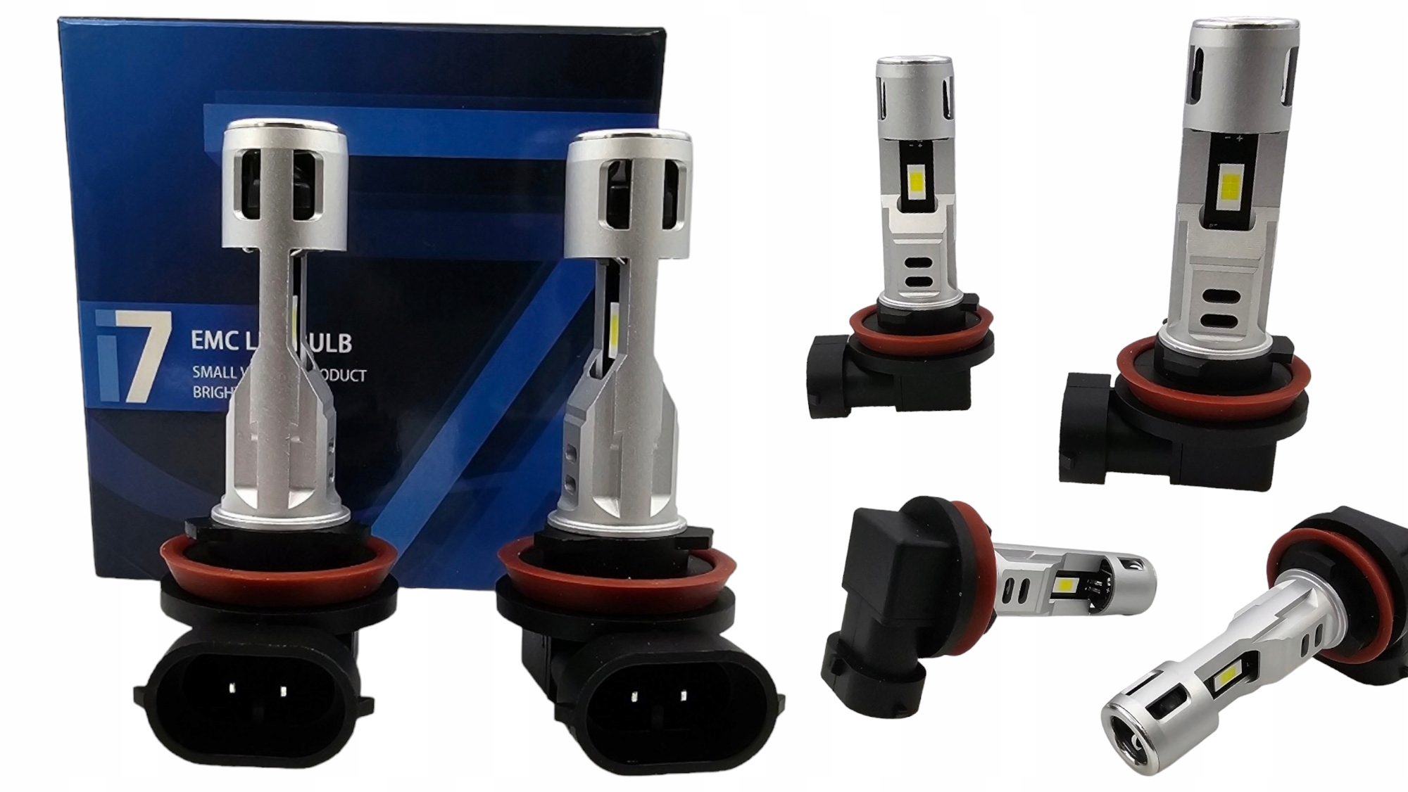 Led žárovky I7 H8 H9 H11 Csp Light Pro Fog Ultra Silné světlo +400% IP68