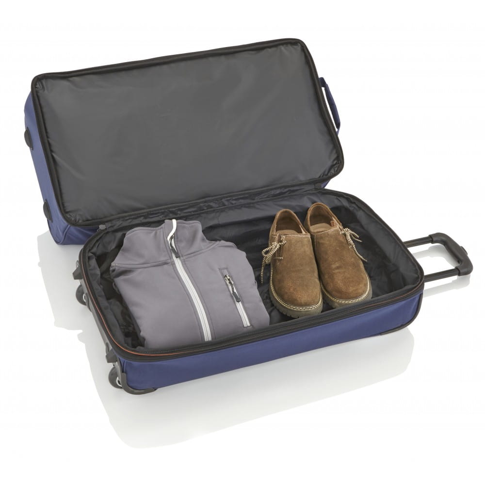 Torba Podróżna na kółkach Travelite BASICS granat Wysokość 72 cm