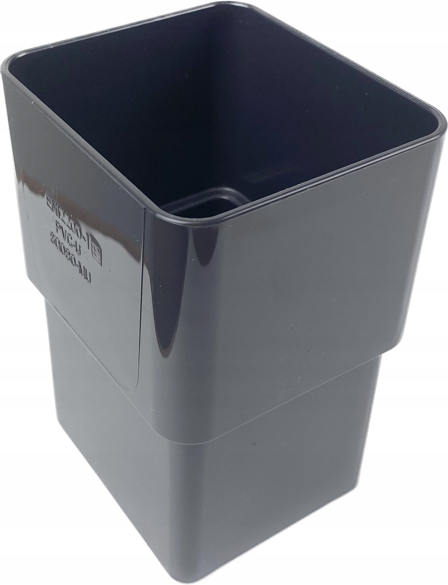 Mufa do rury 70x80mm prostokątnej GALECO PVC2 grafit 7021