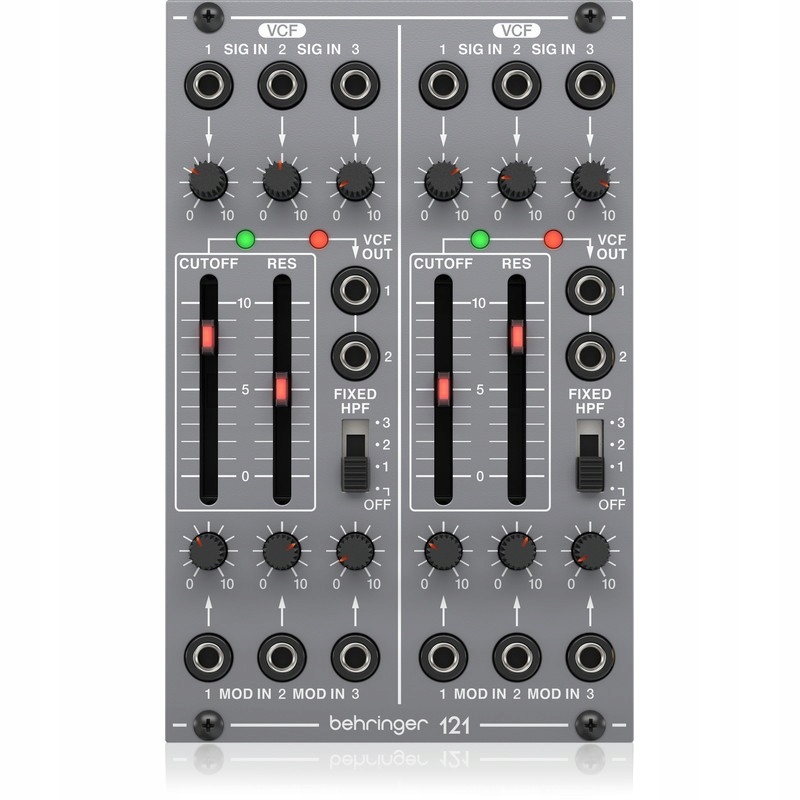 Behringer 121 Dual Vcf modul dvojitého analogového Vcf ve formátu eurorack