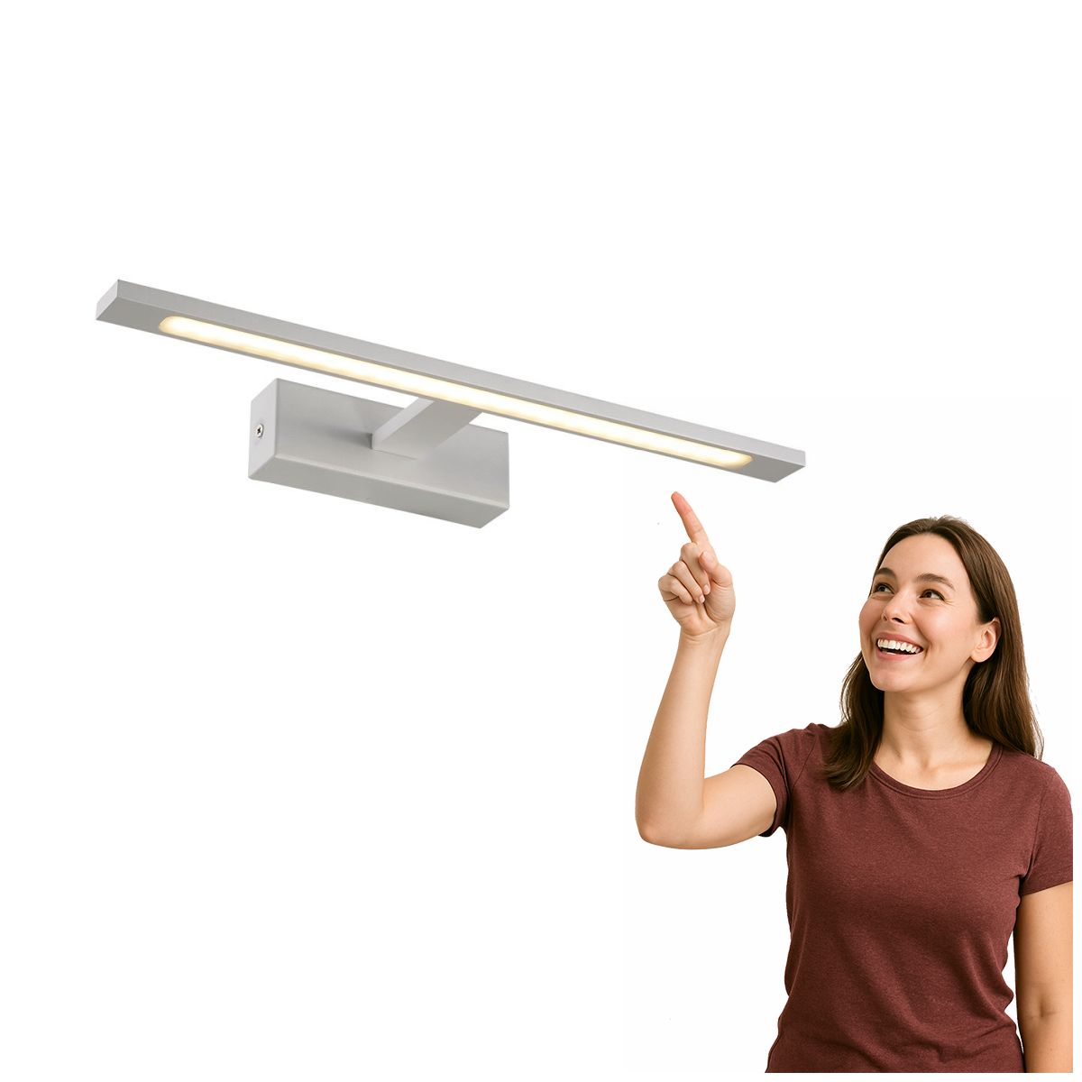Led nástěnné svítidlo 12W IP44 Lamenia WL-21420M-WH Italux