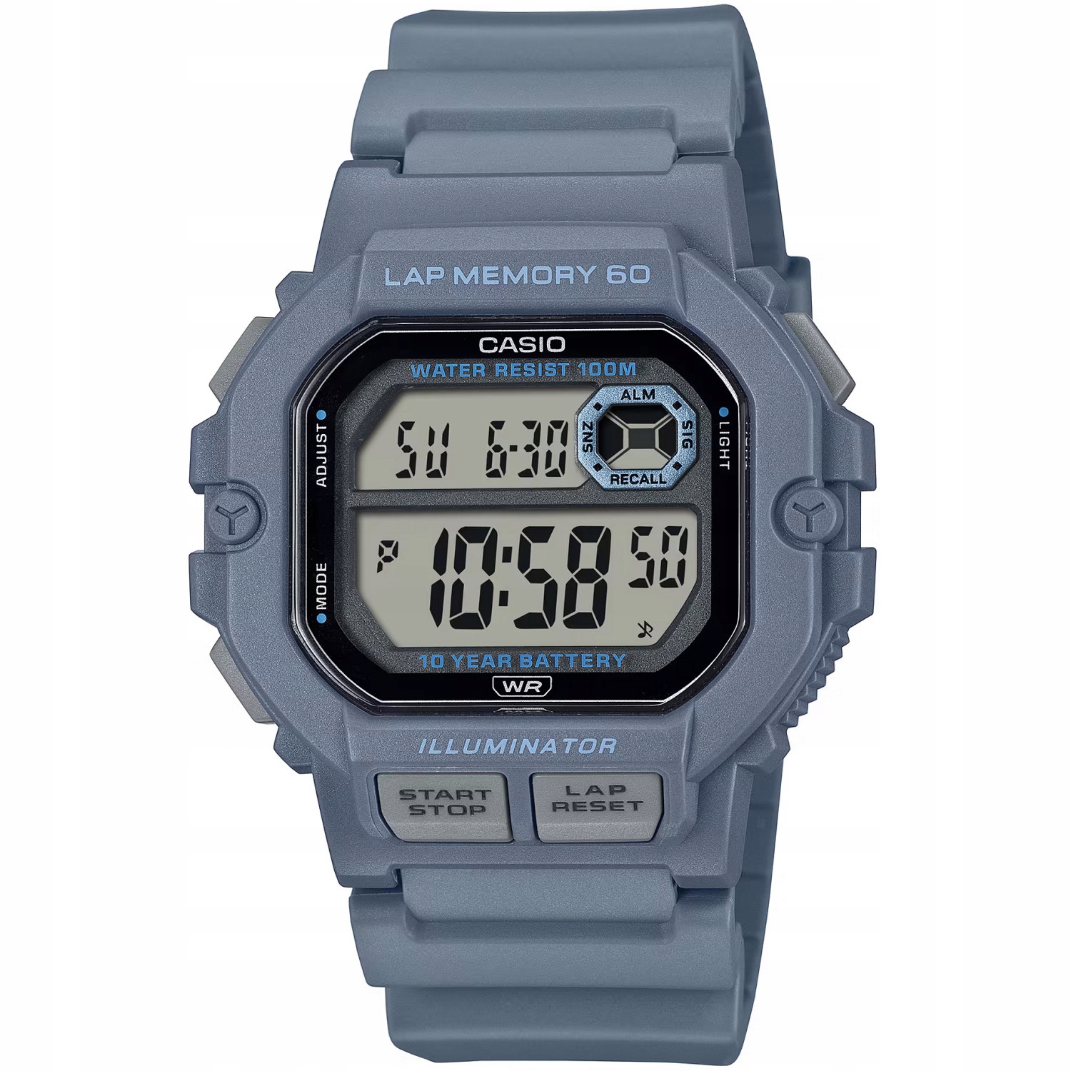 Pánské Hodinky Casio WS-1400H-2AVEF šedé