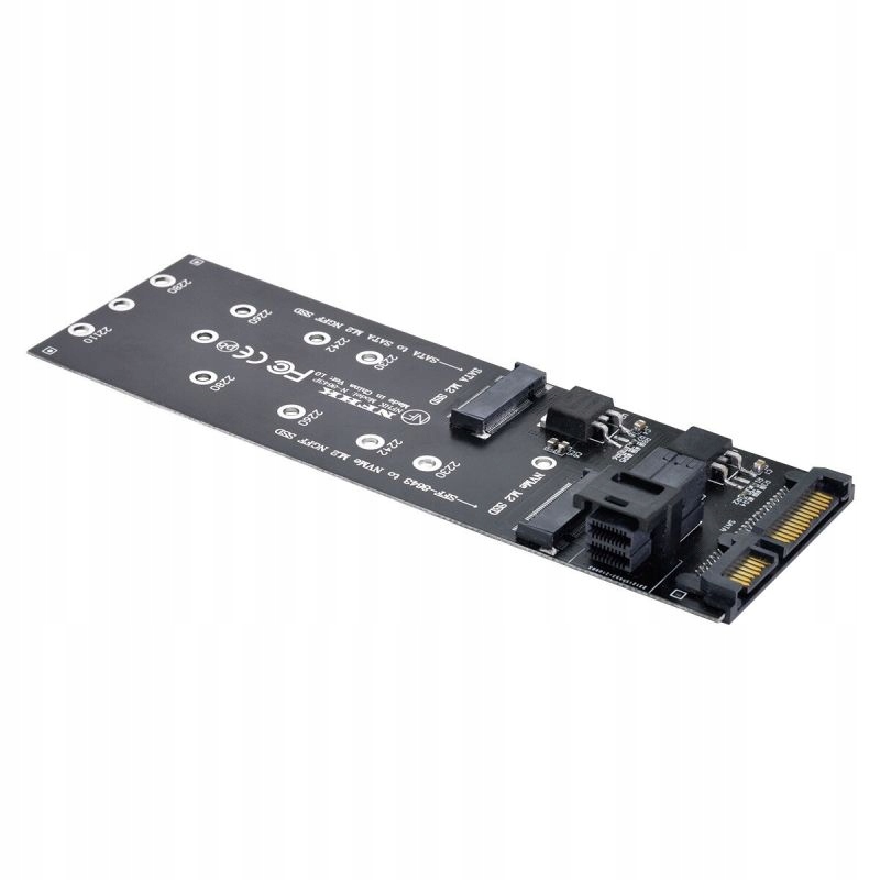 

Adapter M.2 NVMe do SFF-8643 M.2 Sata do Sata 22