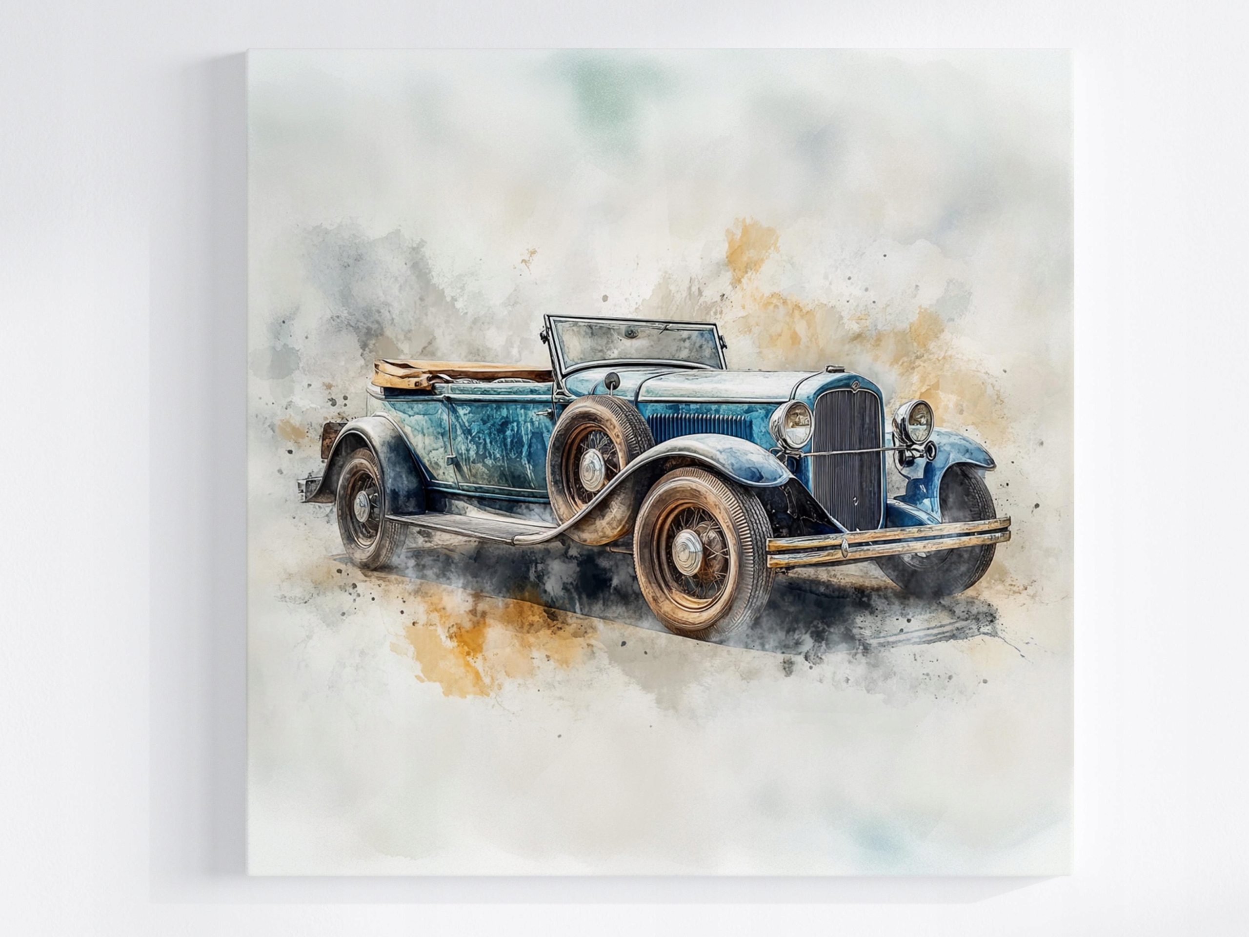 Obraz Na Plátně Canvas Auto Oldtimer Zabytek Kabriolet 80x80