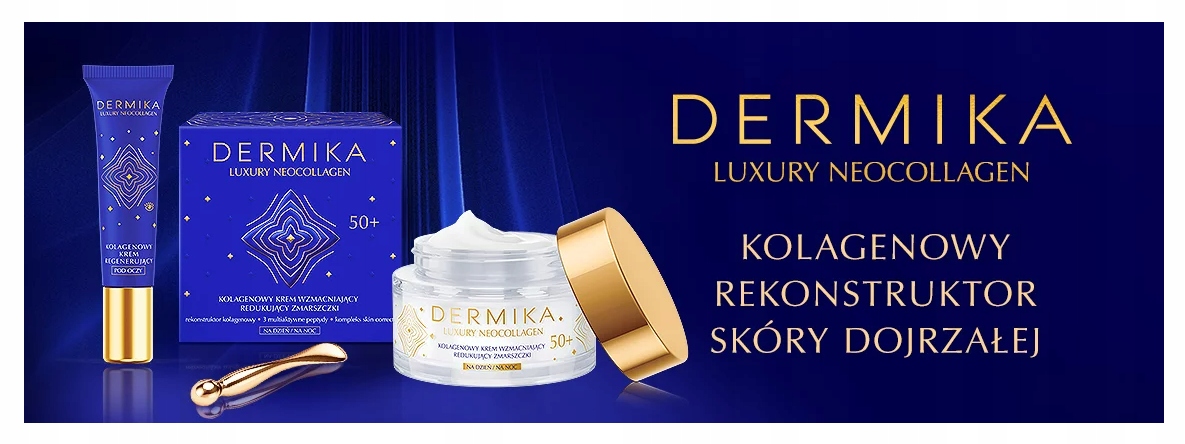 DERMIKA ZESTAW NEOCOLLAGEN 80+KREM REWITALIZUJĄCY D/N + KREM-MASKA NOC 50ml Marka Dermika
