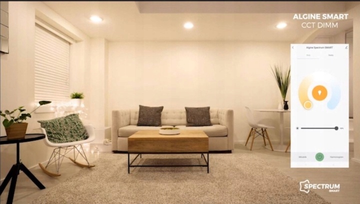 Inteligentna oprawa NYMPHEA 36W Wi-Fi SpectrumSMART Zasilanie sieciowe