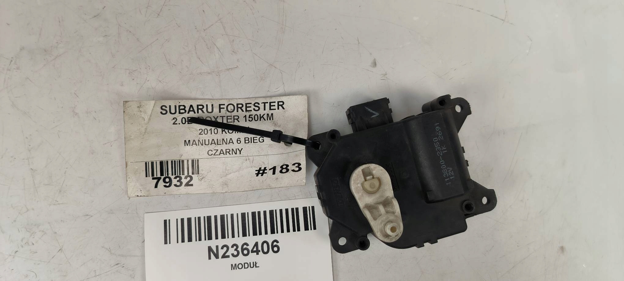 Micro moteur Bloc de chauffage complet 113800-2350 SUBARU FORESTER