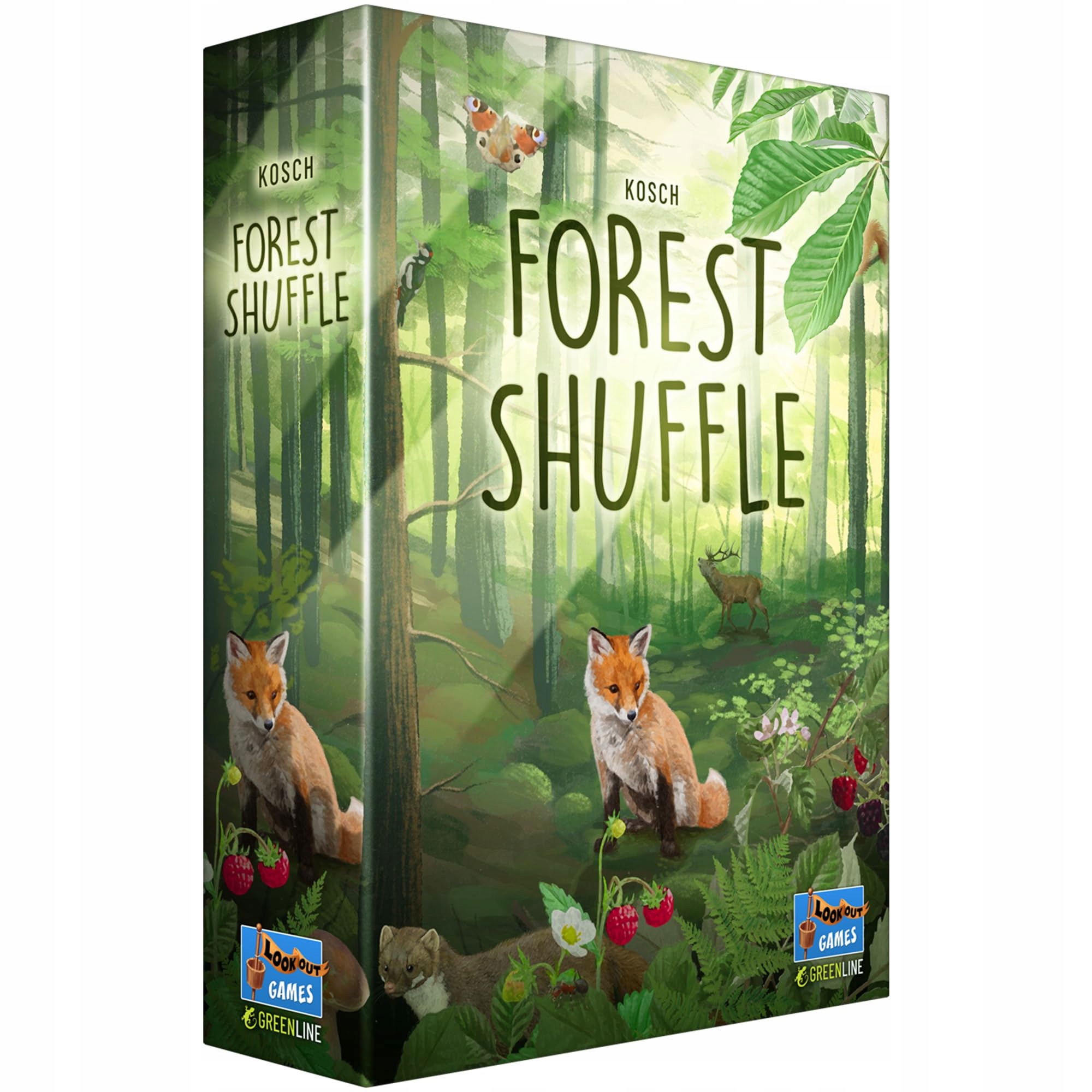 gra karciana Forest Shuffle Lookout Games gra w języku Holenderskim