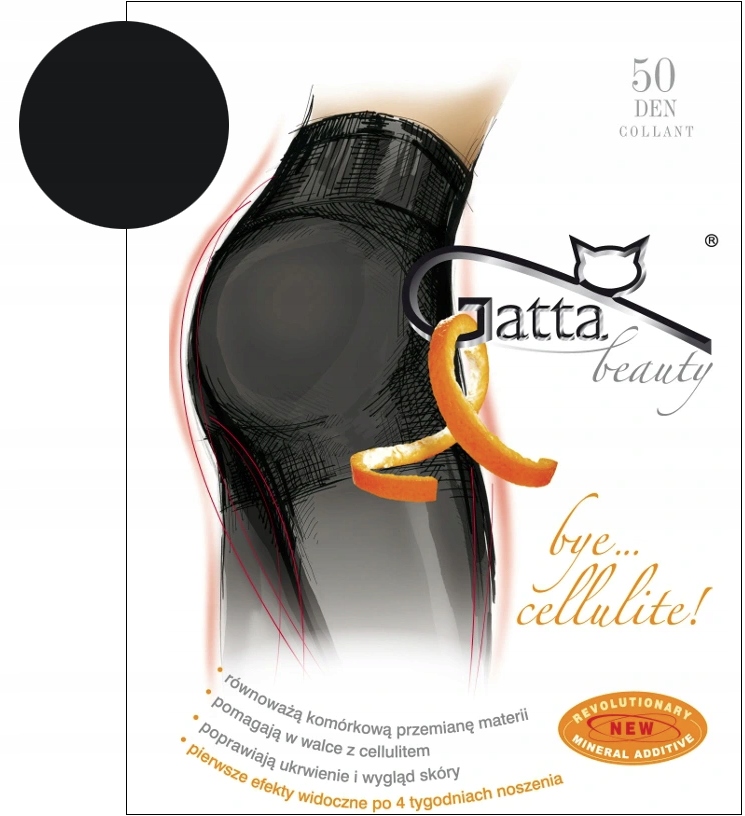 

Gatta Bye Cellulite 50den wyszczuplają nero 2