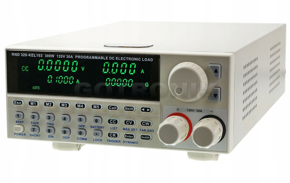 

Elektroniczne obciążenie DC 300W 120V 30A