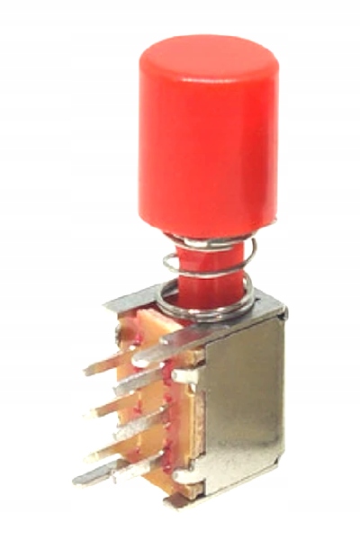 Włącznik Stycznik Power Button Czerwony