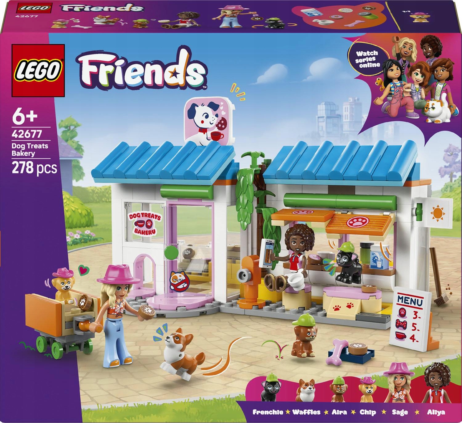 Lego Přátelé 42677 Pekárna s psími pamlsky